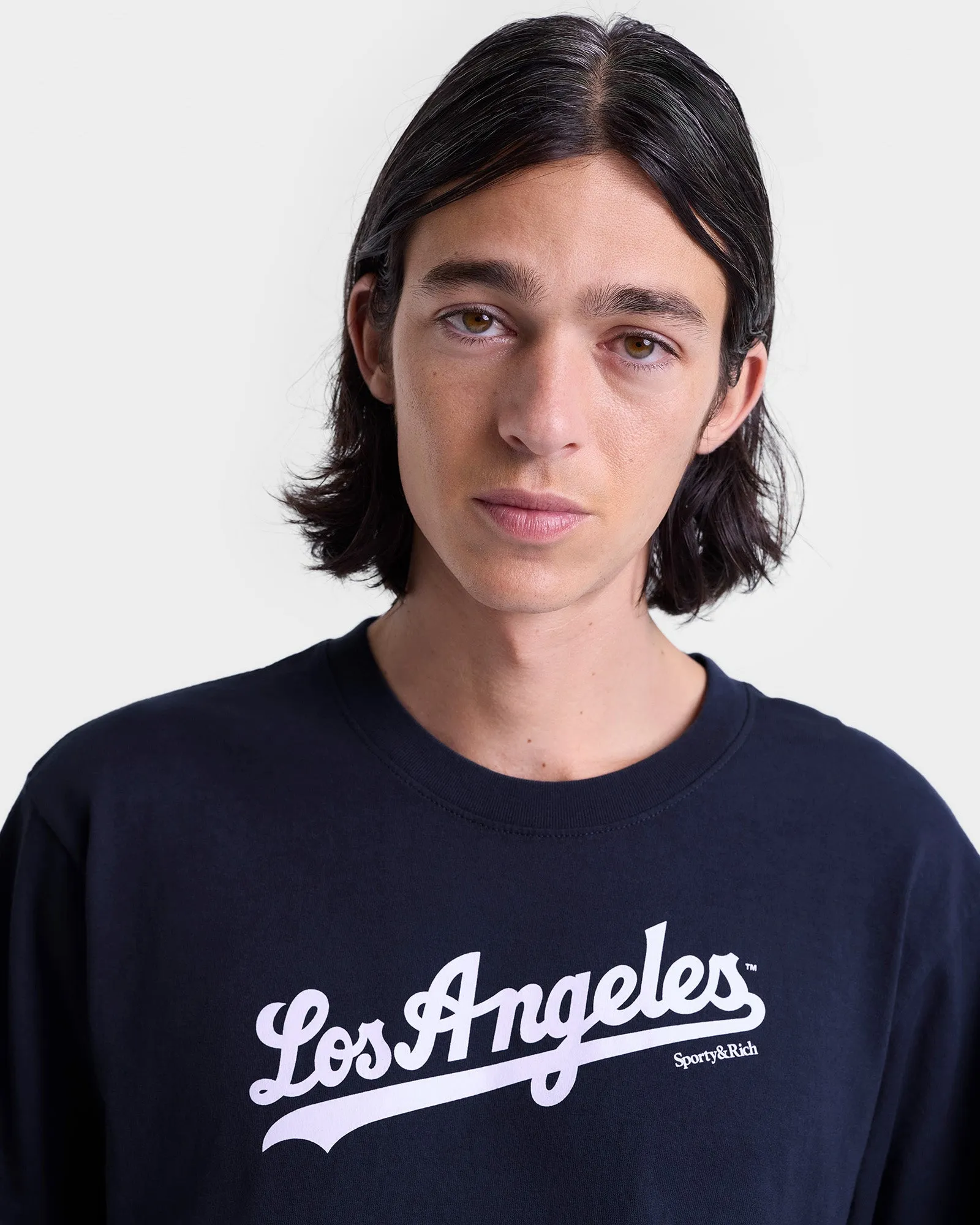 Dodgers T-Shirt - Navy/White sold by Sporty and Rich product image thumbnail 5