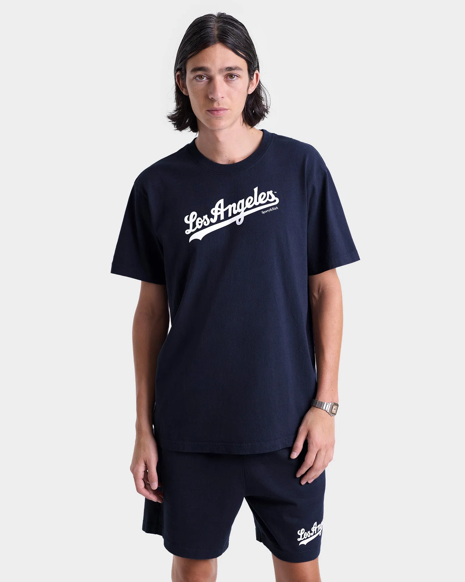 Dodgers T-Shirt - Navy/White sold by Sporty and Rich product image thumbnail 4
