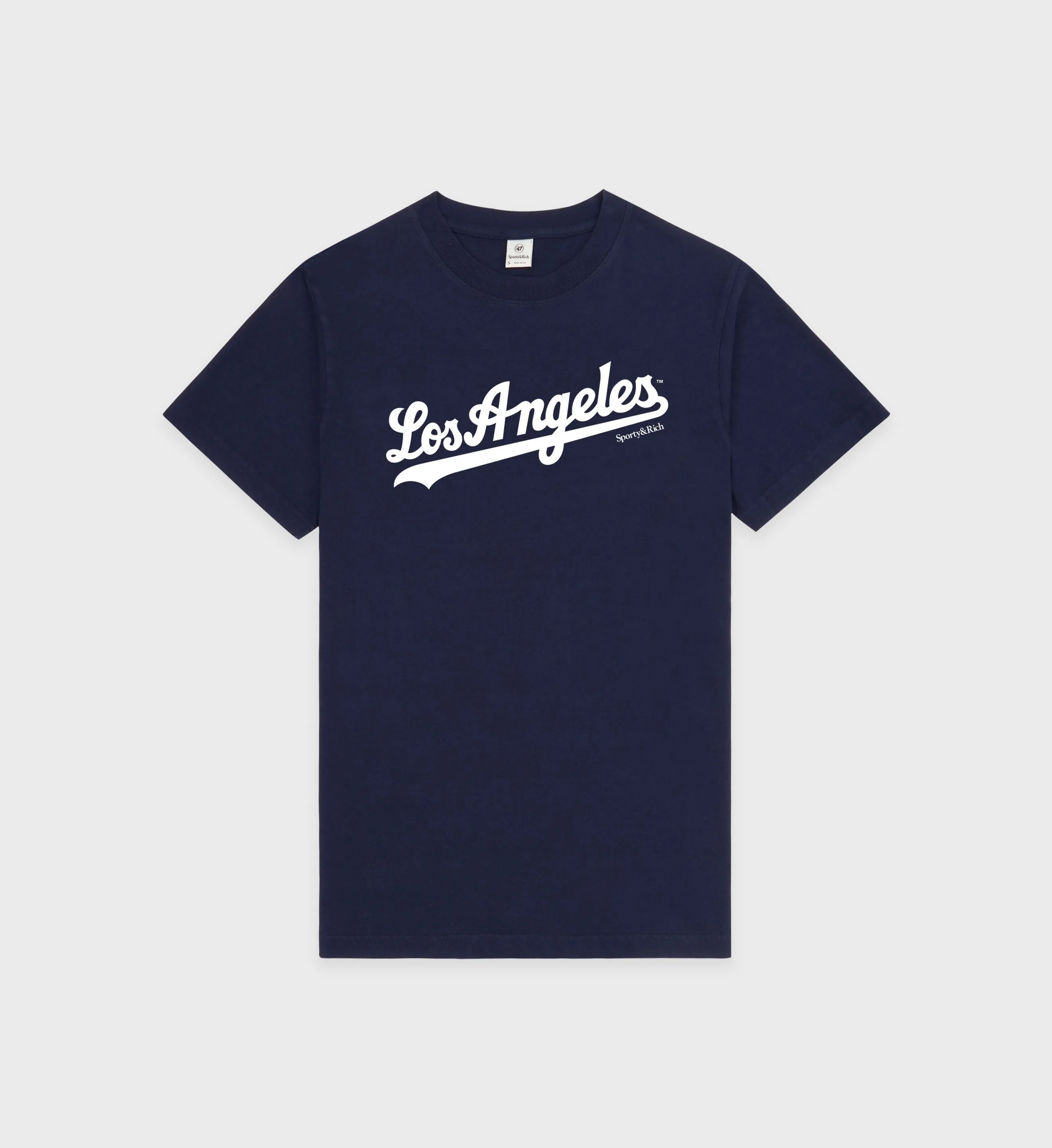 Dodgers T-Shirt - Navy/White sold by Sporty and Rich
