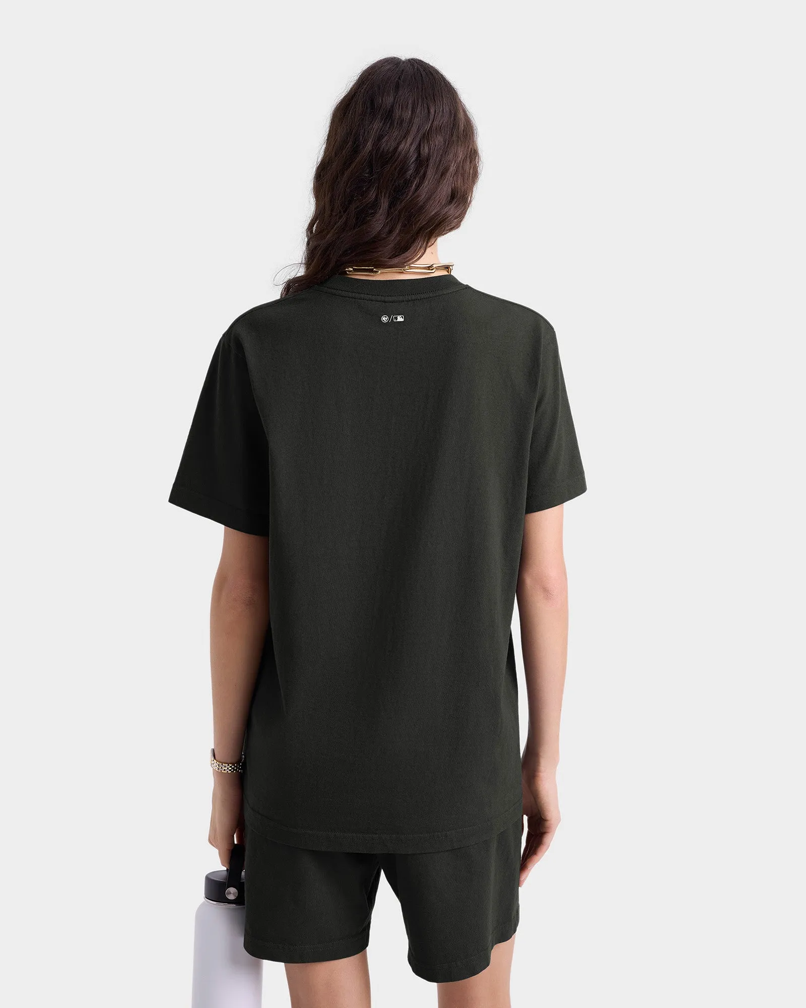 Dodgers T-Shirt - Faded Black/White sold by Sporty and Rich product image thumbnail 5