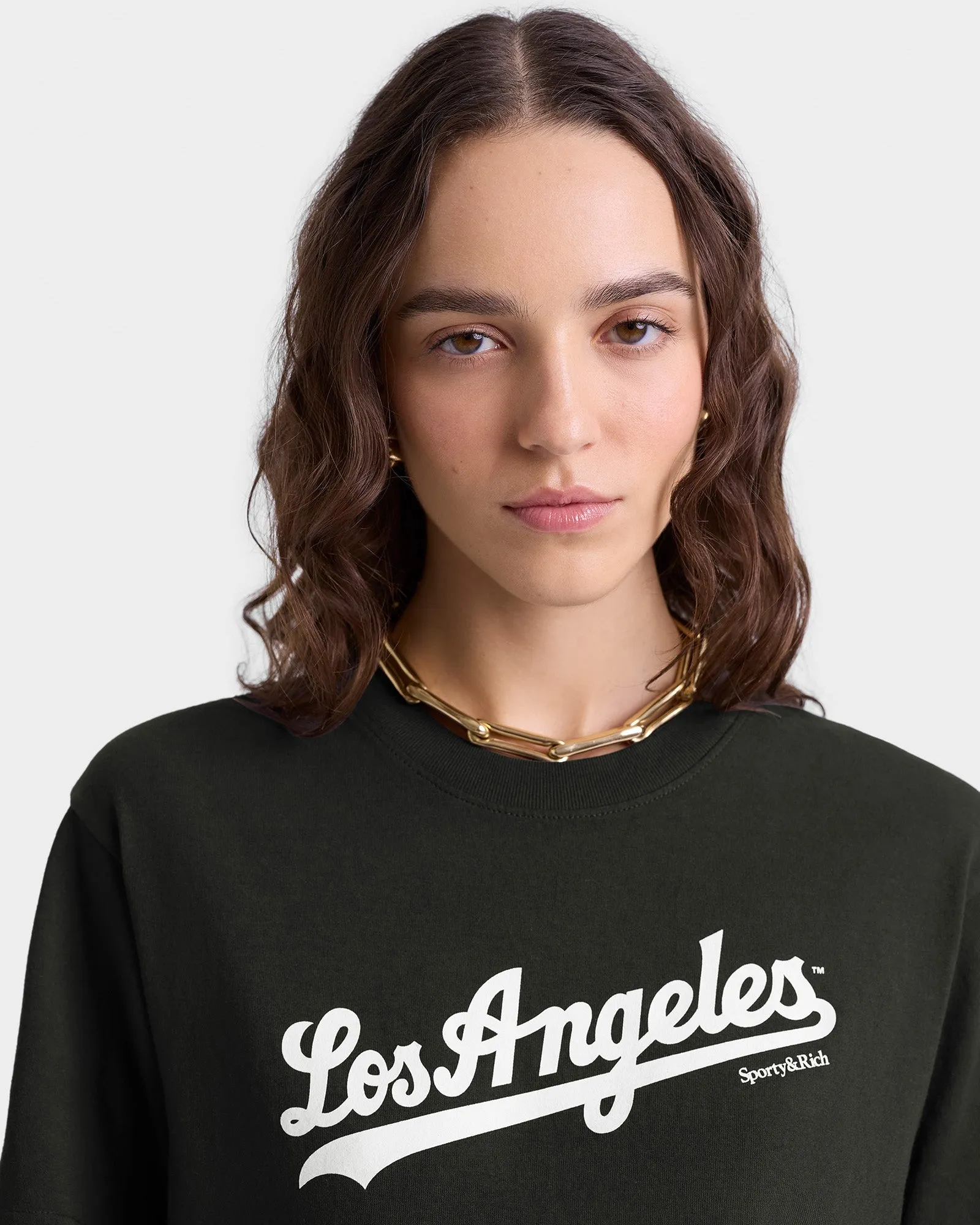 Dodgers T-Shirt - Faded Black/White sold by Sporty and Rich product image thumbnail 4