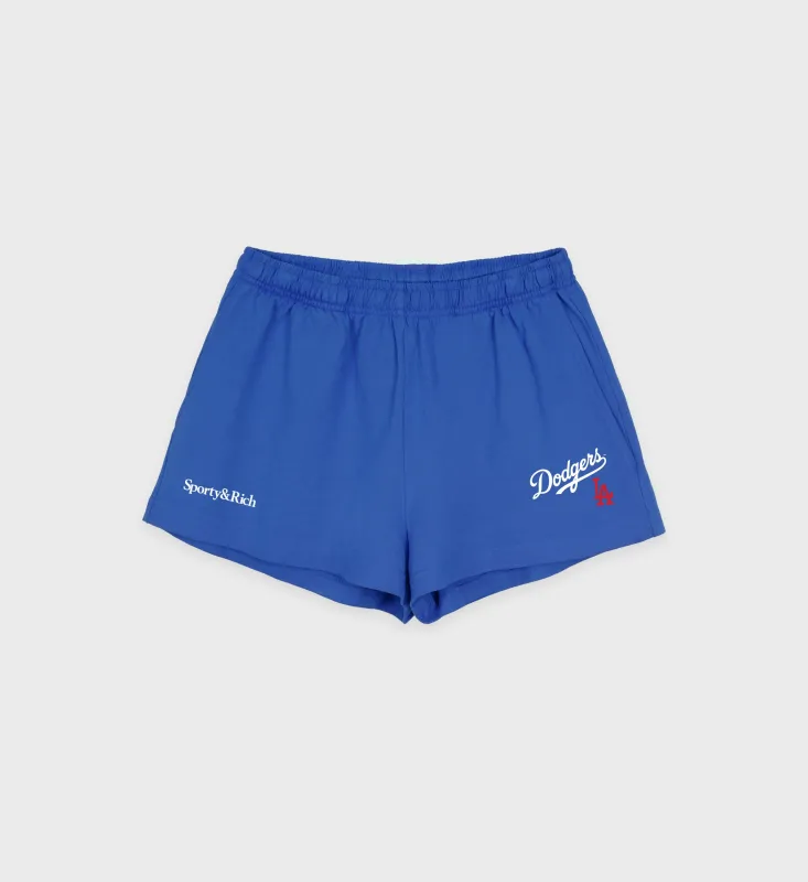Dodgers Serif Disco Short - Team Blue/White sold by Sporty and Rich