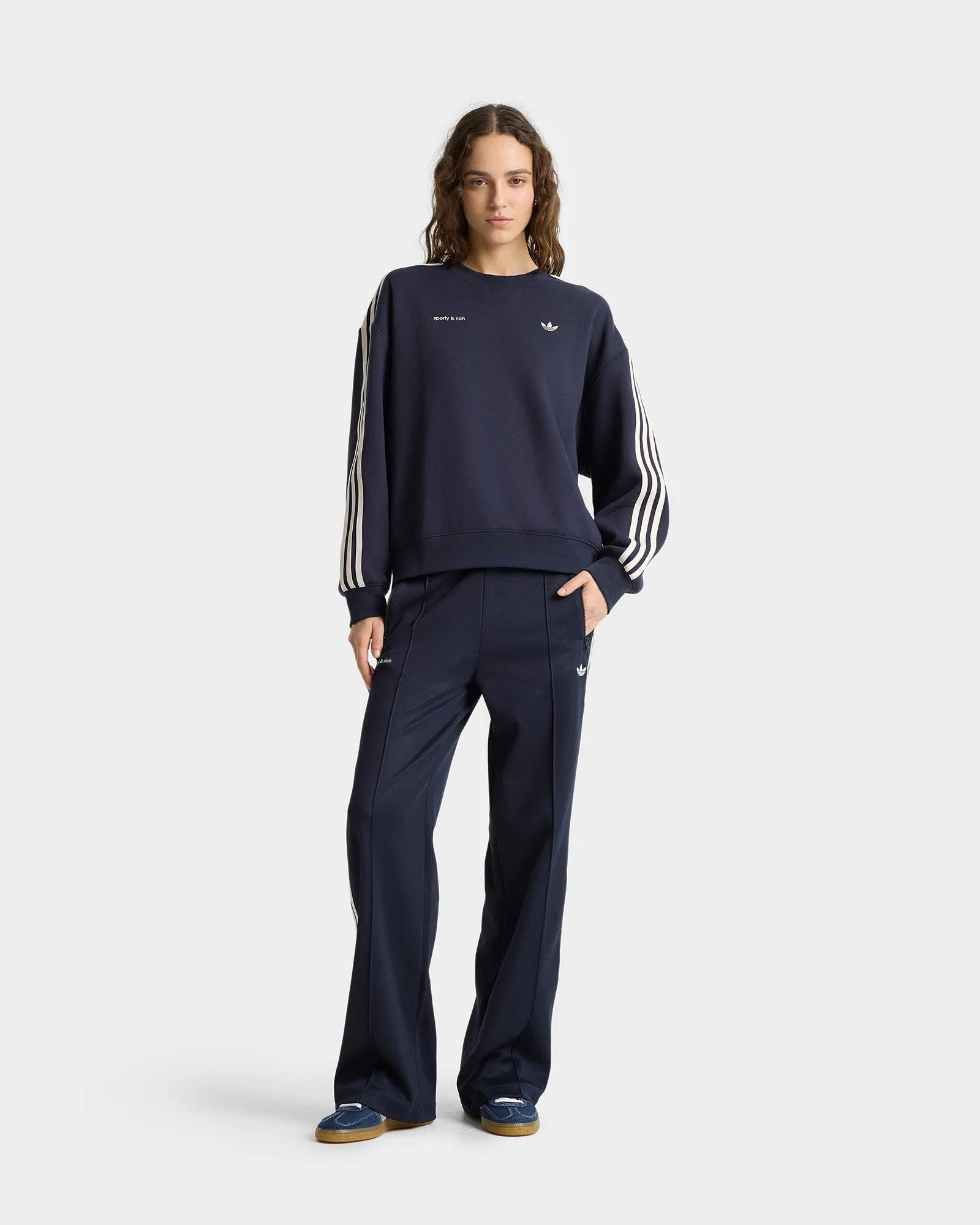 Adidas Track Pant - Navy sold by Sporty and Rich product image thumbnail 4