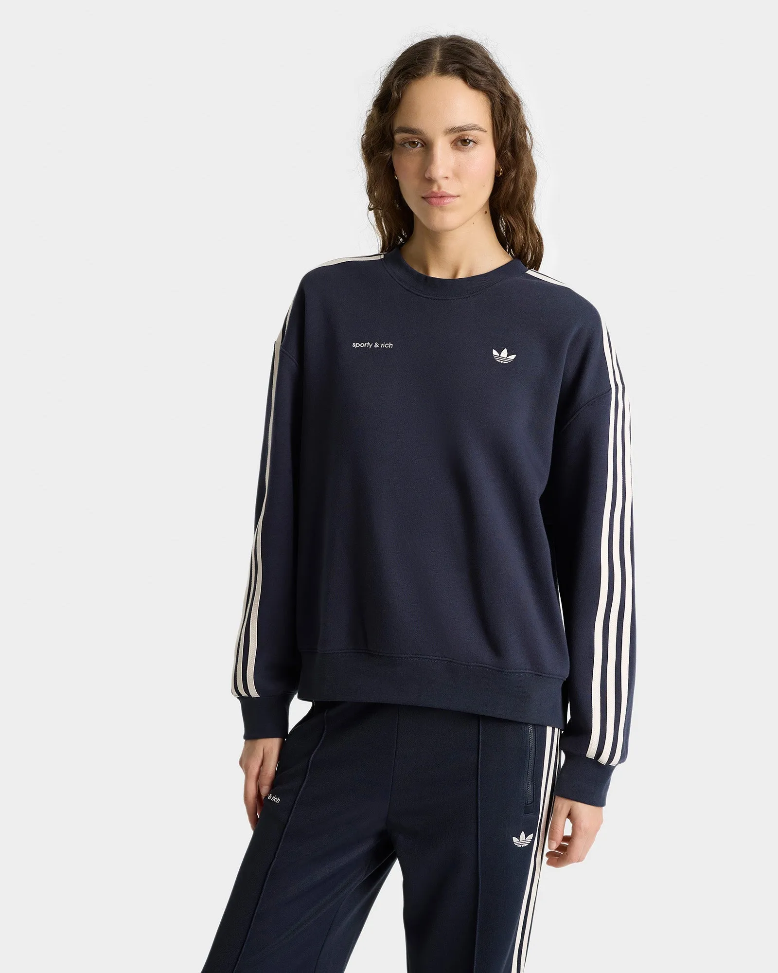 Adidas Track Pant - Navy sold by Sporty and Rich product image thumbnail 5
