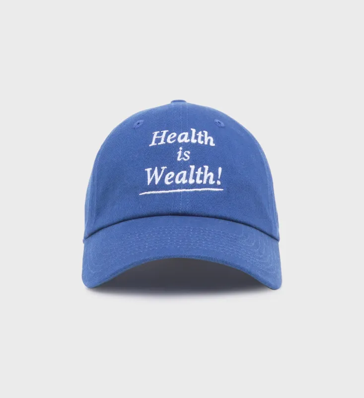 Health is Wealth Hat - Team Blue/White sold by Sporty and Rich