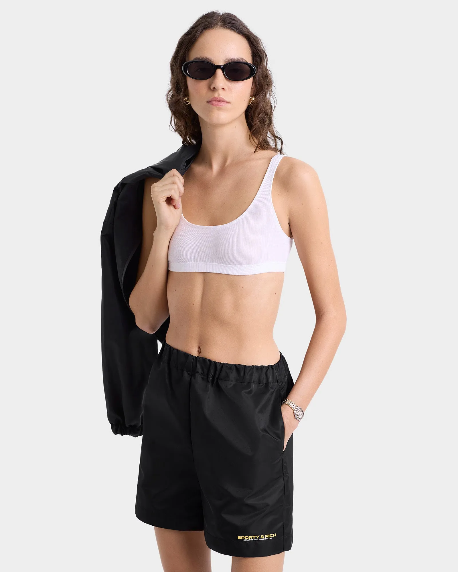 Bold Health Nylon Short - Black/Gold sold by Sporty and Rich product image thumbnail 3