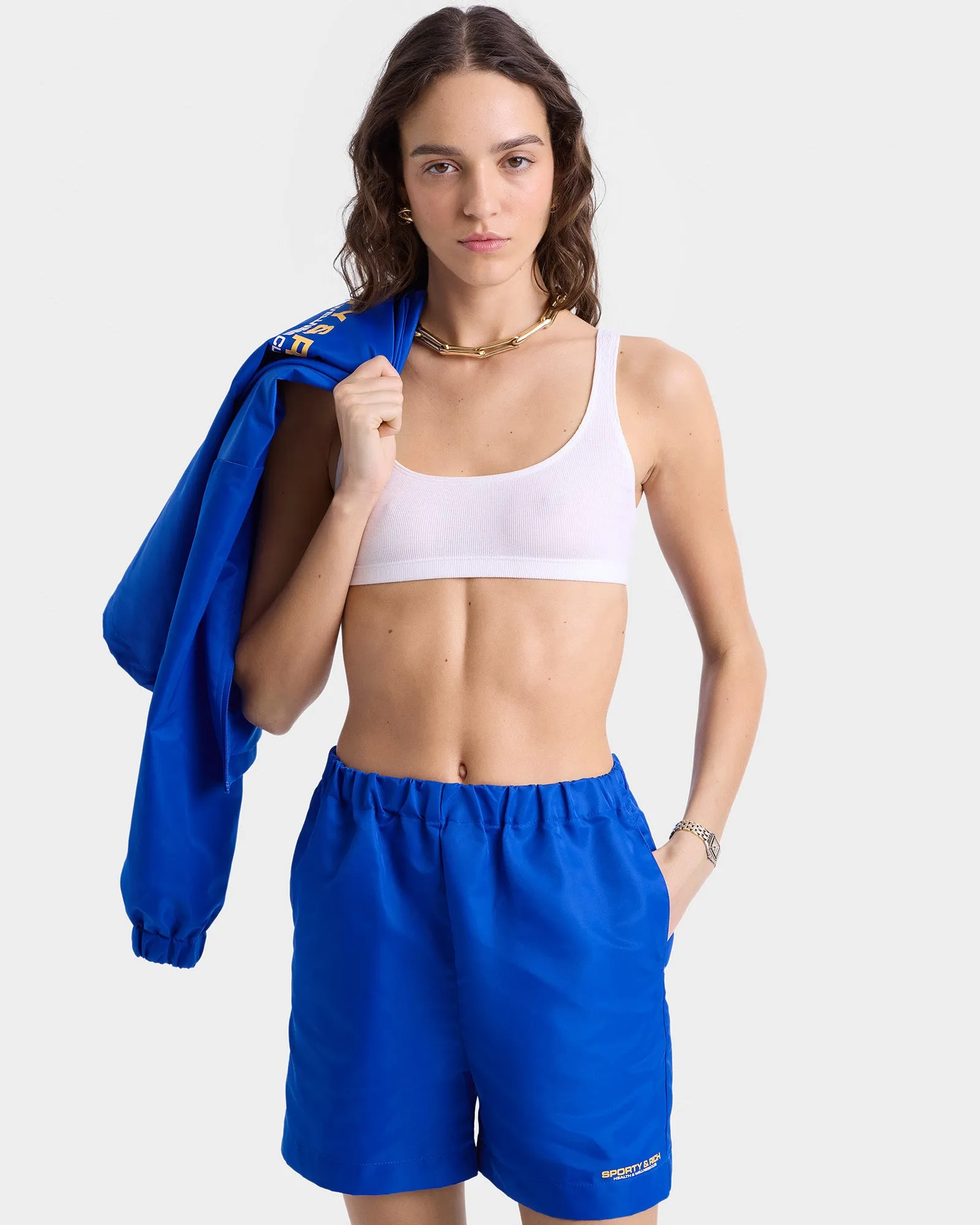 Bold Health Nylon Short - Team Blue/Gold sold by Sporty and Rich product image thumbnail 4