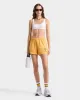 California Emblem Disco Short - Faded Gold sold by Sporty and Rich