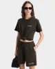 HWCNY Gym Short - Faded Black/White sold by Sporty and Rich