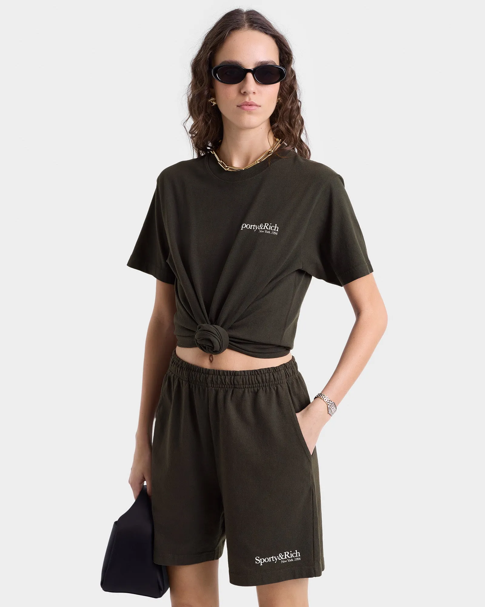 HWCNY Gym Short - Faded Black/White sold by Sporty and Rich product image thumbnail 3