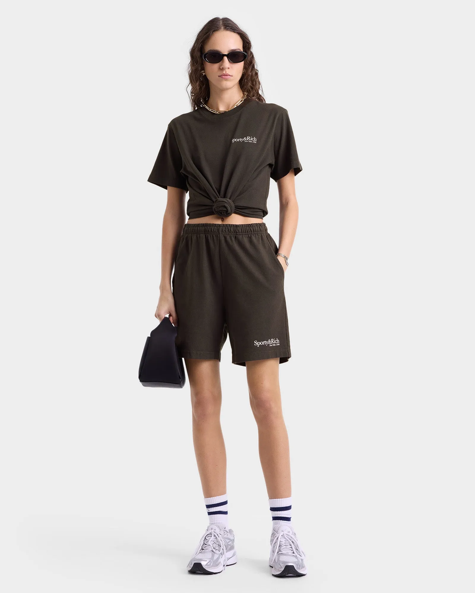 HWCNY Gym Short - Faded Black/White sold by Sporty and Rich product image thumbnail 2