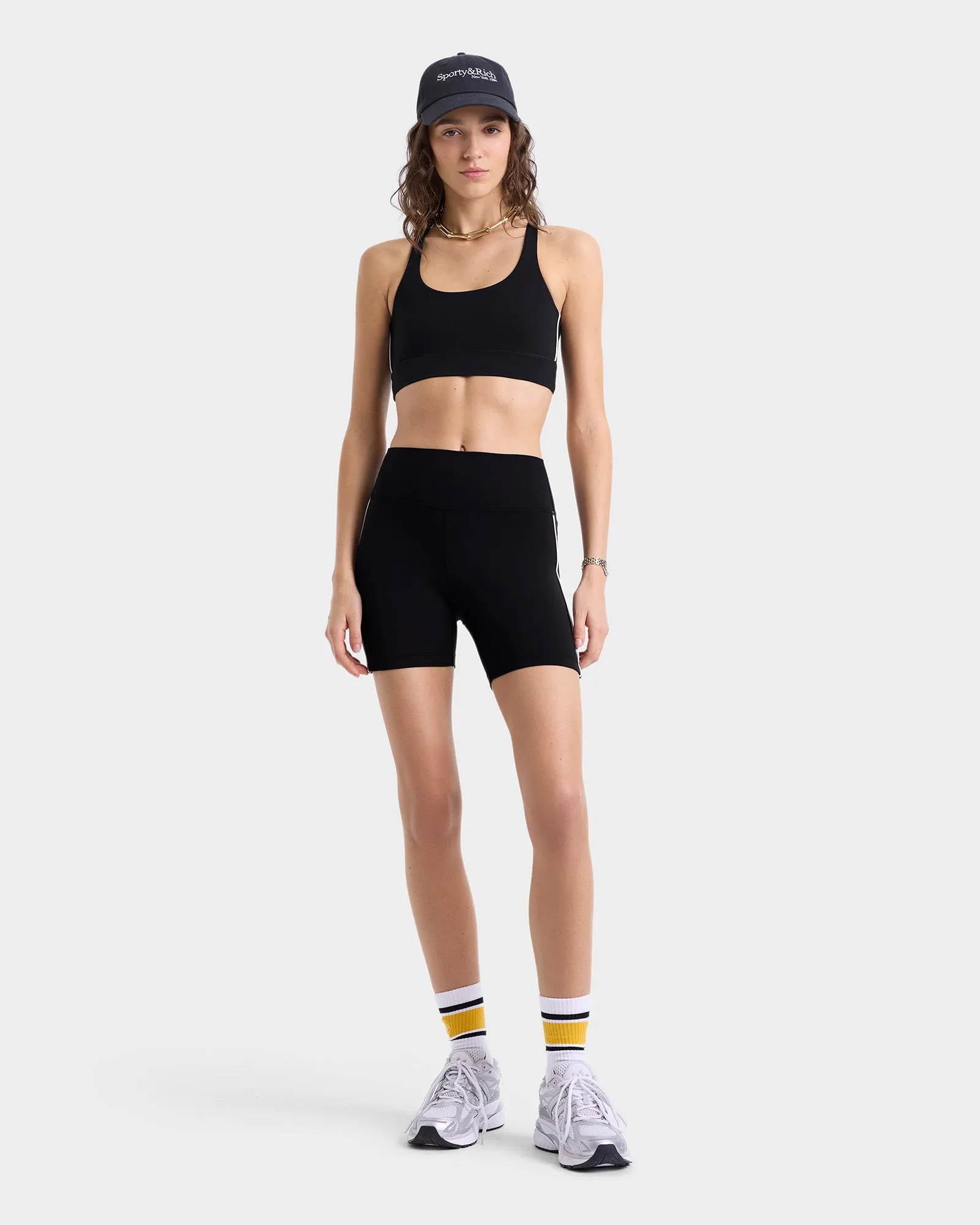 Bold Health Biker Short - Black/Gold sold by Sporty and Rich product image thumbnail 3
