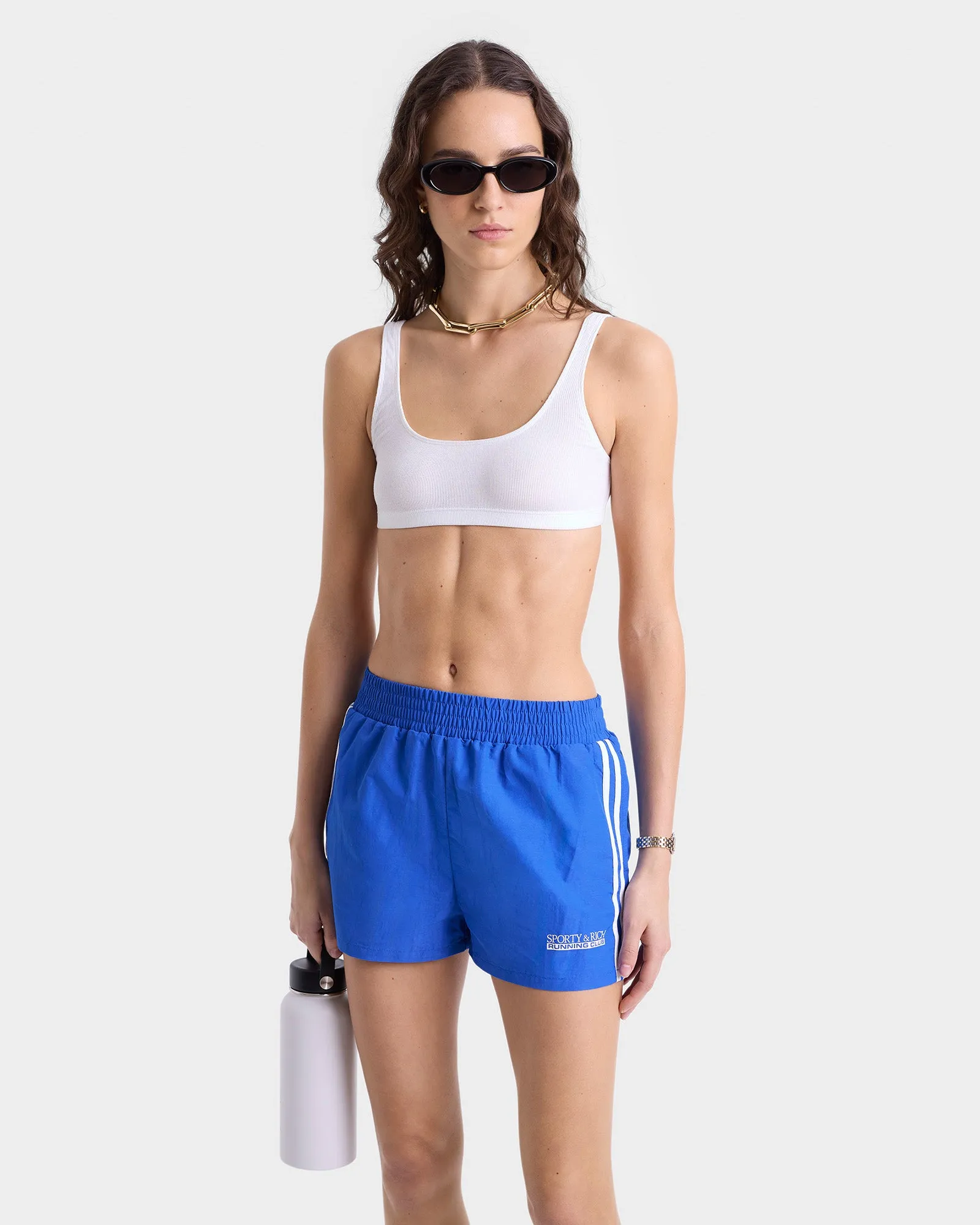 Finish Line Track Short - Team Blue/White sold by Sporty and Rich product image thumbnail 4