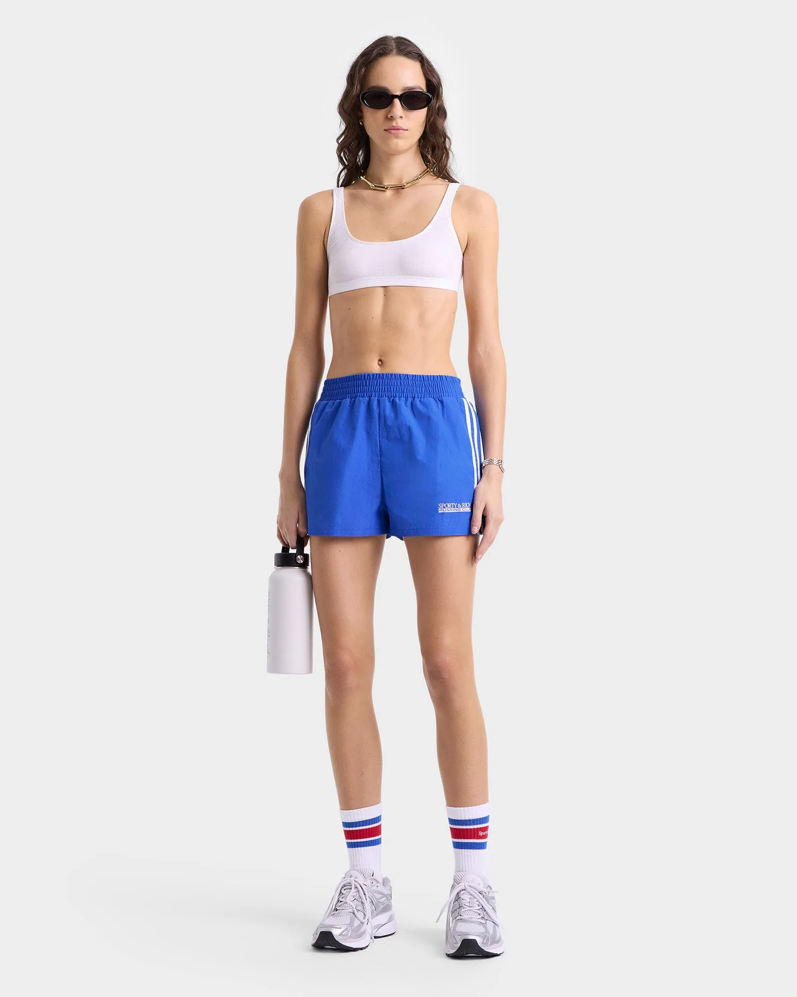 Finish Line Track Short - Team Blue/White sold by Sporty and Rich product image thumbnail 3