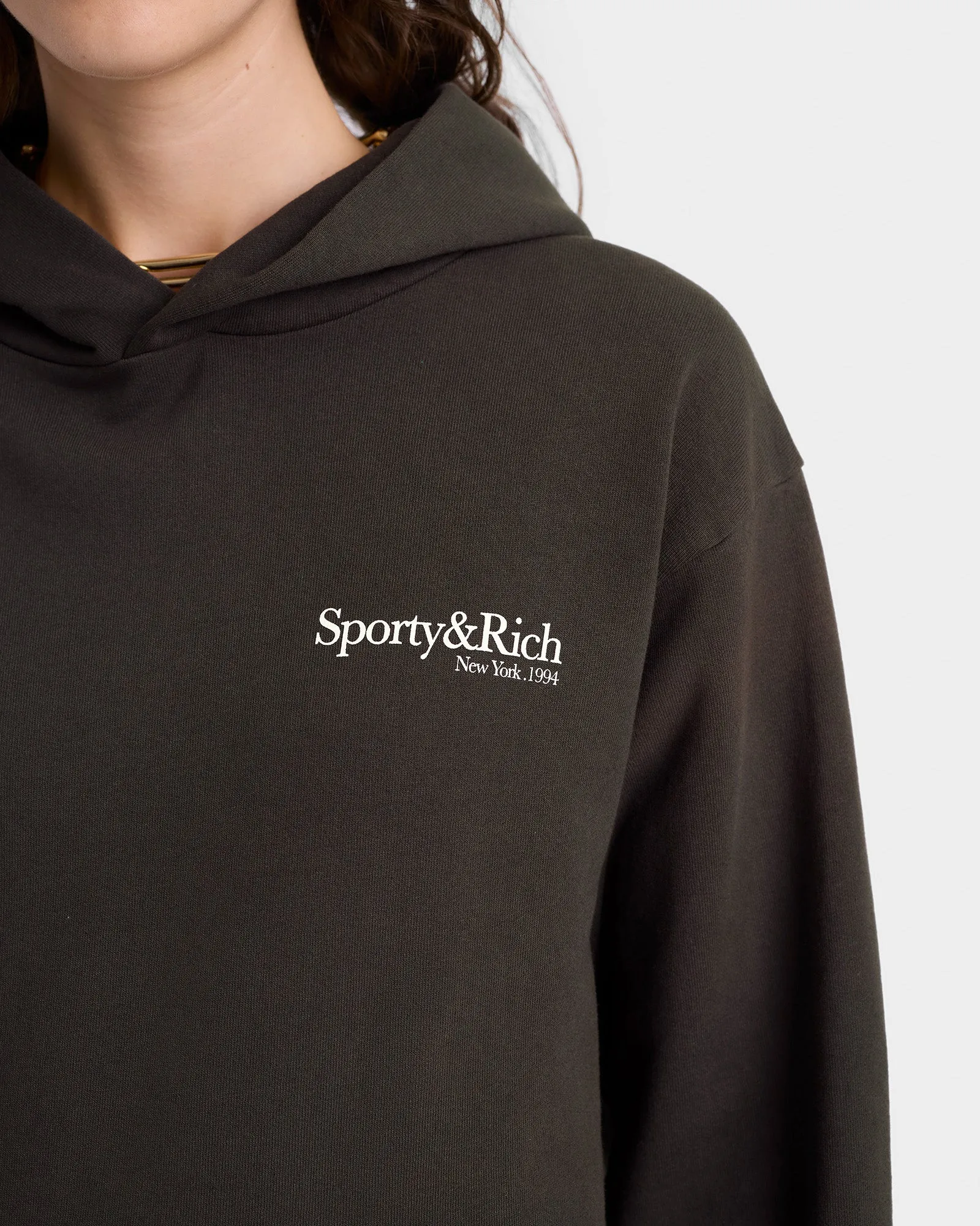 HWCNY Hoodie - Faded Black/White sold by Sporty and Rich product image thumbnail 5