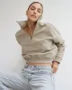 NY 94 Quarter Zip - Elephant/White sold by Sporty and Rich