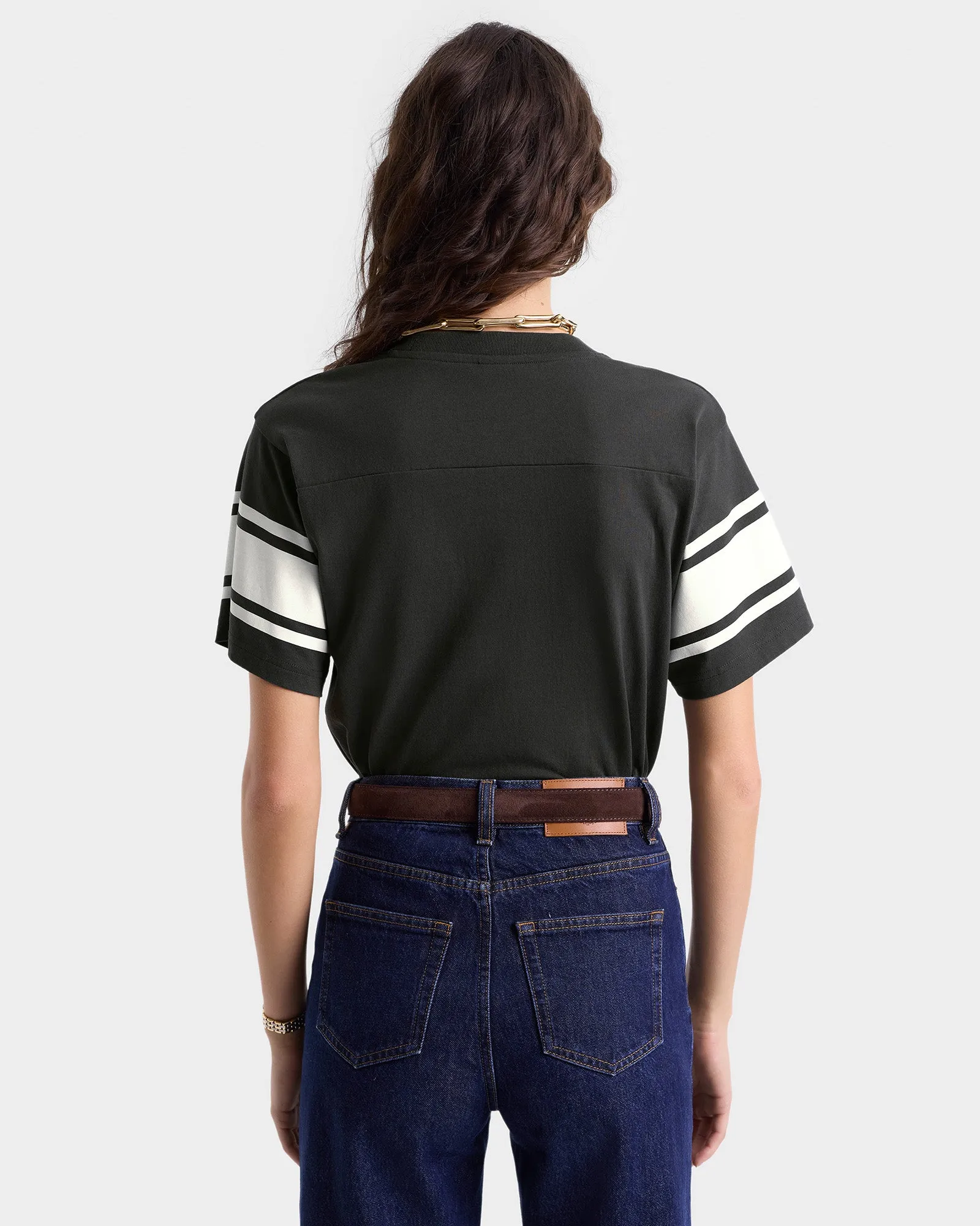 California Emblem Rugby Tee - Faded Black sold by Sporty and Rich product image thumbnail 5