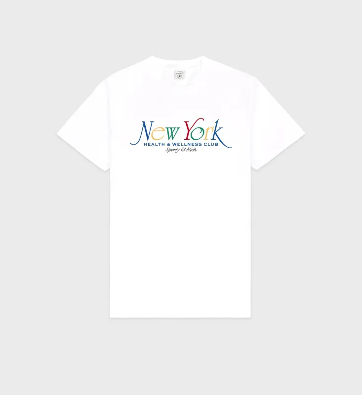 NY 94 T-Shirt - White/Multi sold by Sporty and Rich