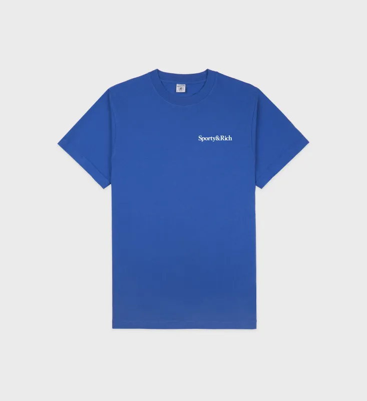 Health is Wealth T-Shirt - Team Blue/White sold by Sporty and Rich