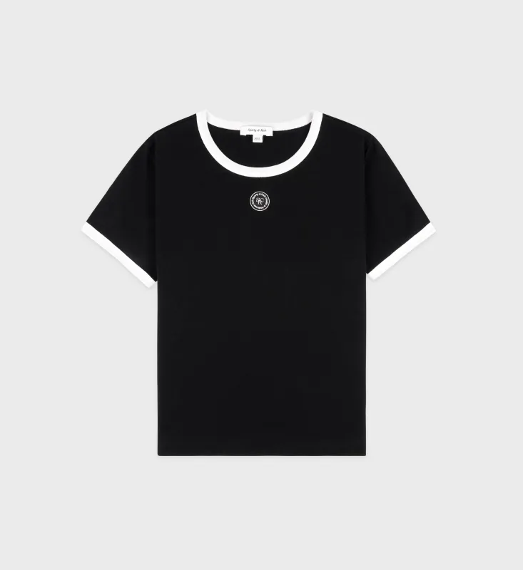 SRHWC Ringer Tee - Black/White sold by Sporty and Rich