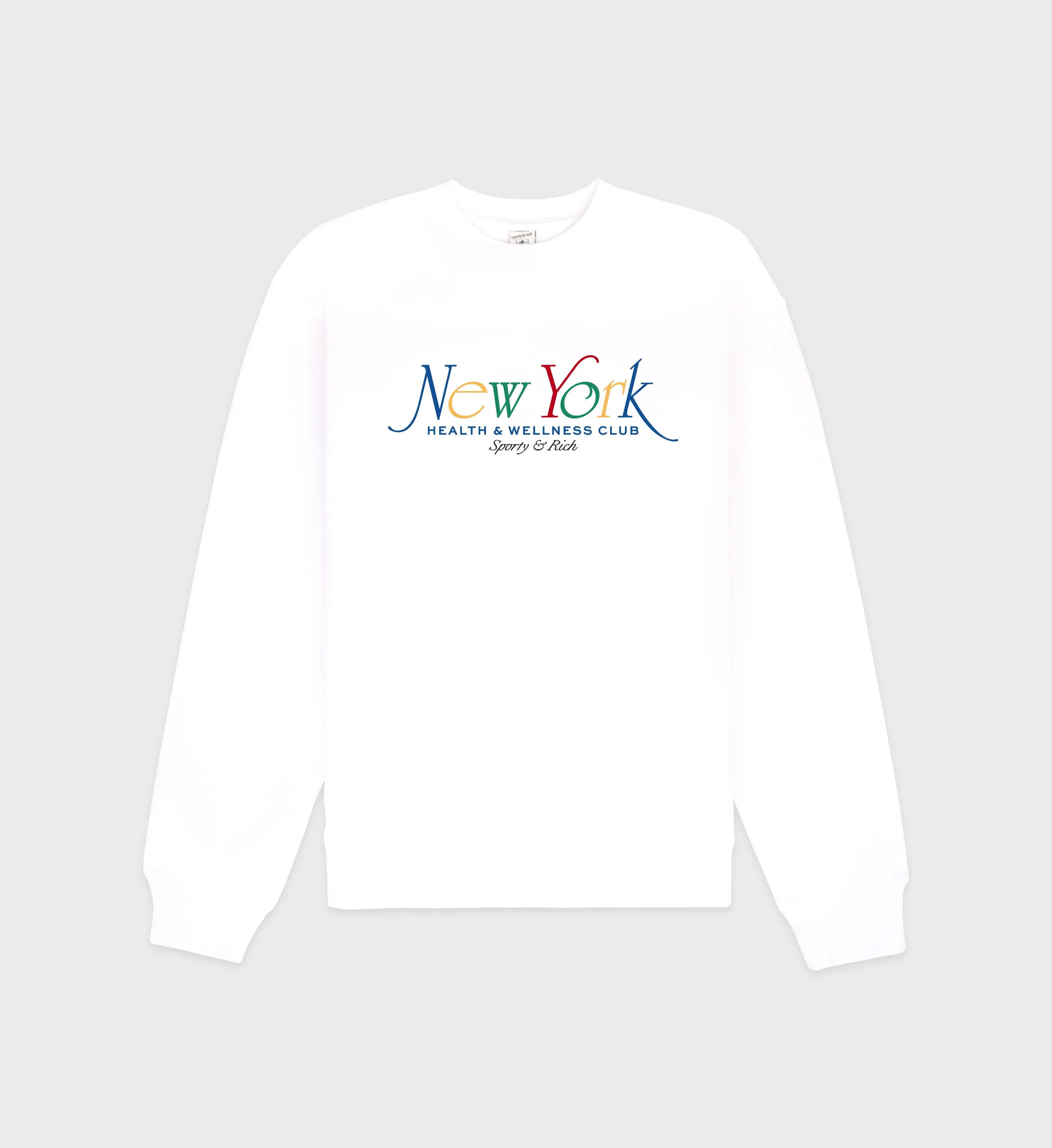 NY 94 Crewneck - White/Multi sold by Sporty and Rich