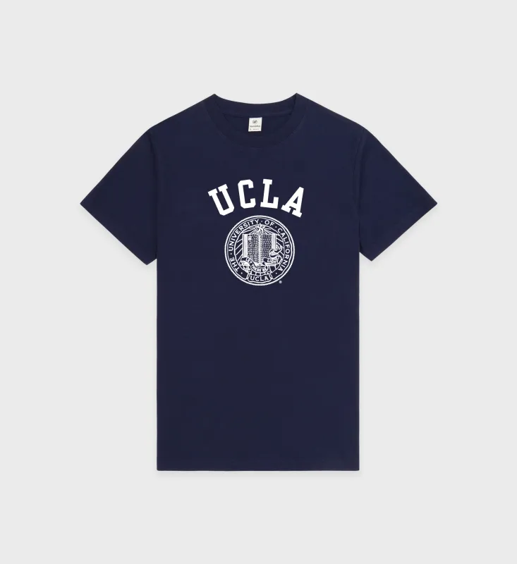 UCLA Crest T-Shirt - Navy/White sold by Sporty and Rich
