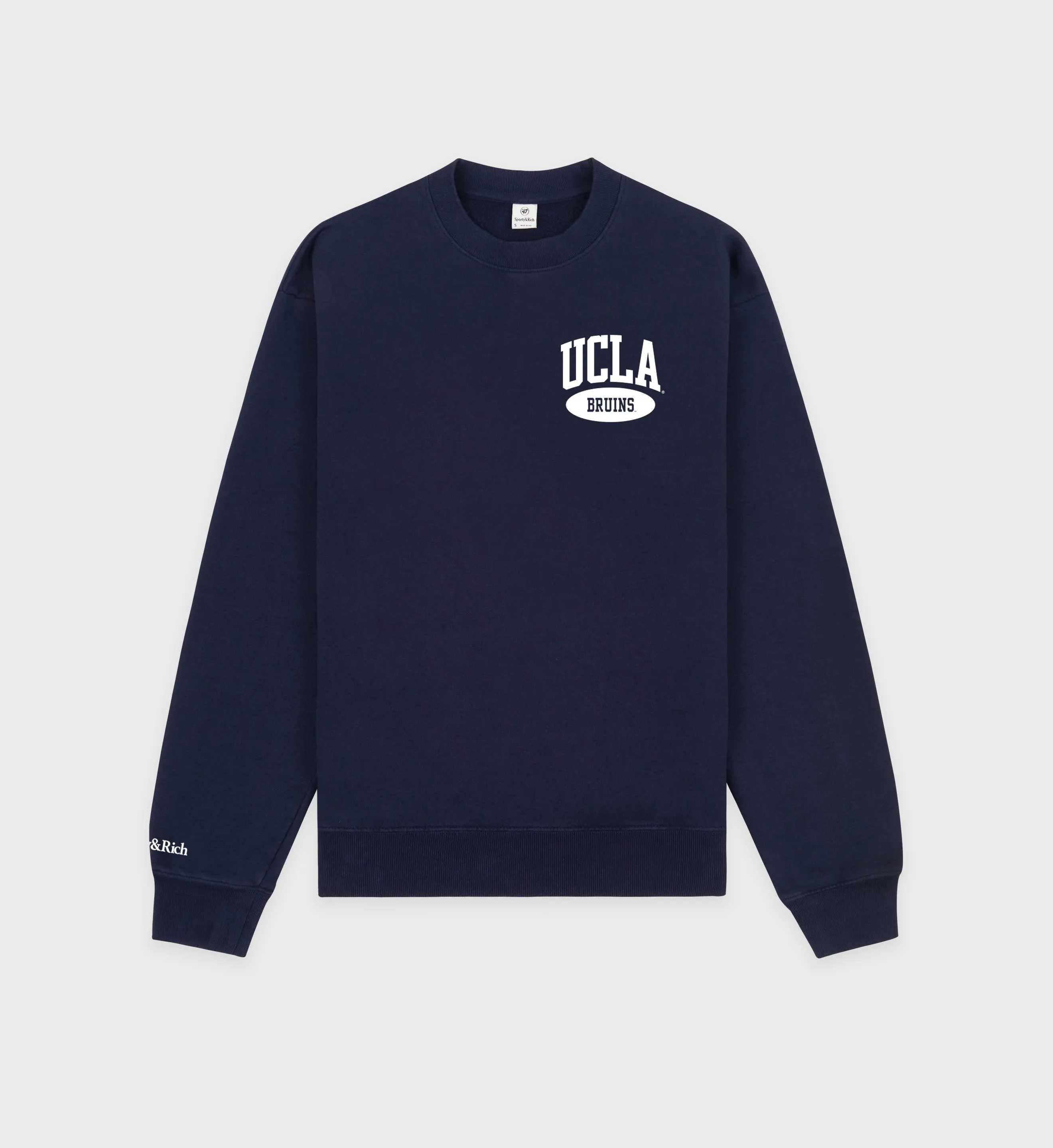 Westwood Crewneck - Navy/White sold by Sporty and Rich