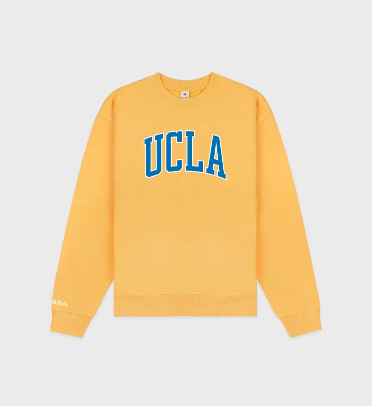 UCLA Ivy Crewneck - Gold/Blue sold by Sporty and Rich