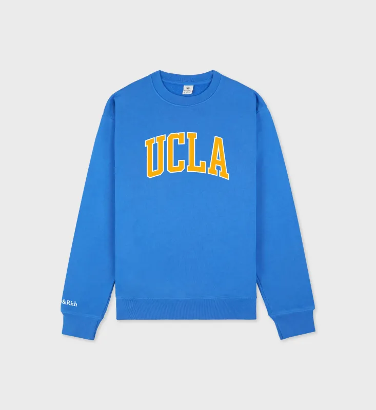 UCLA Ivy Crewneck - Blue/Gold sold by Sporty and Rich