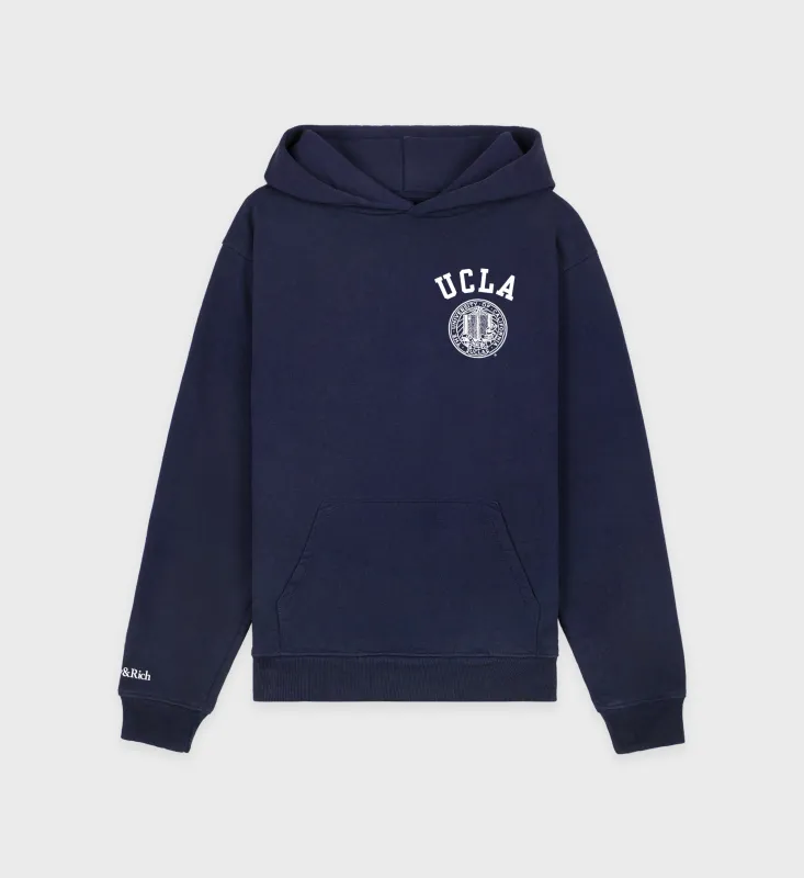 UCLA Crest Hoodie - Navy/White sold by Sporty and Rich