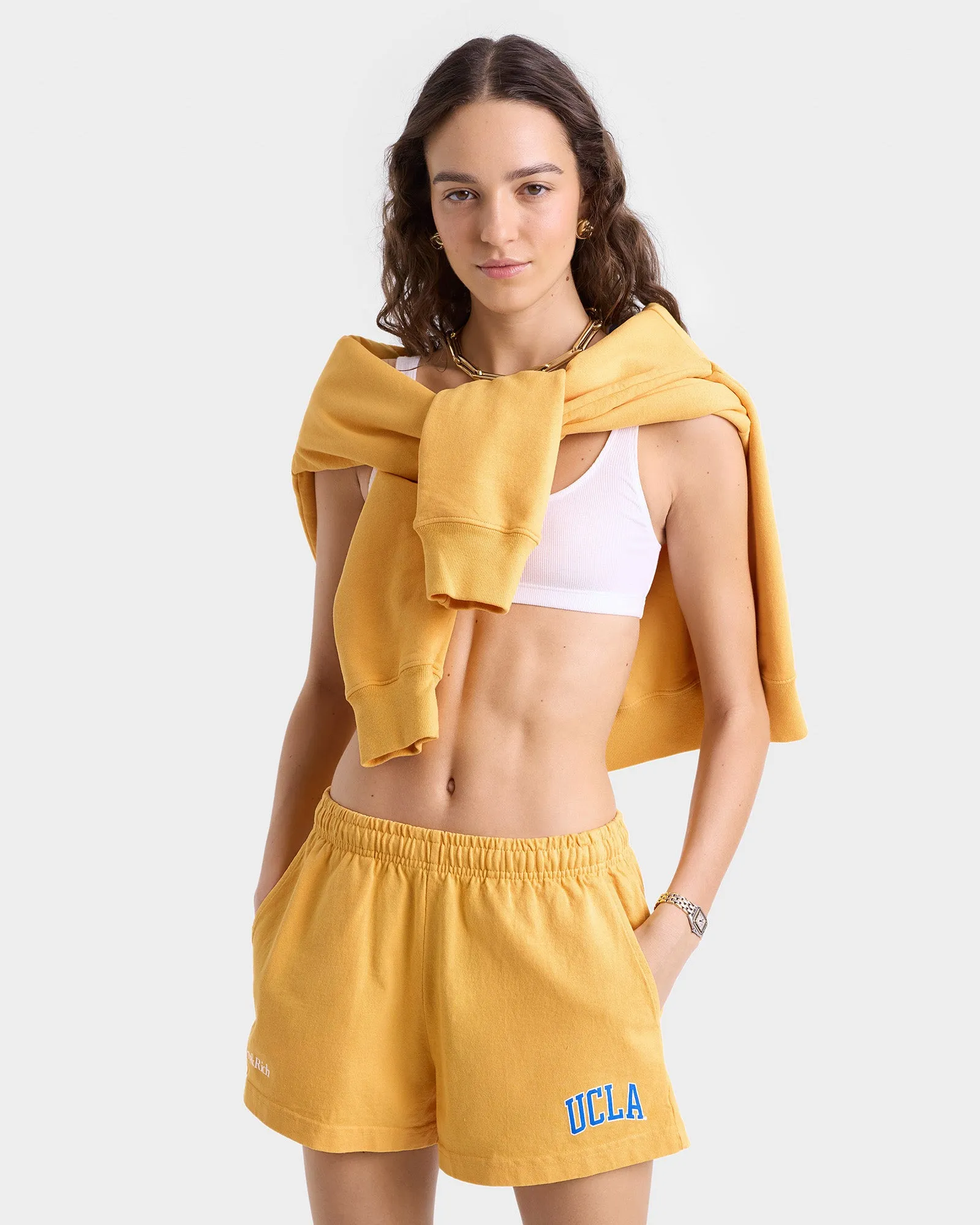 UCLA Ivy Disco Short - Gold/Blue sold by Sporty and Rich product image thumbnail 3