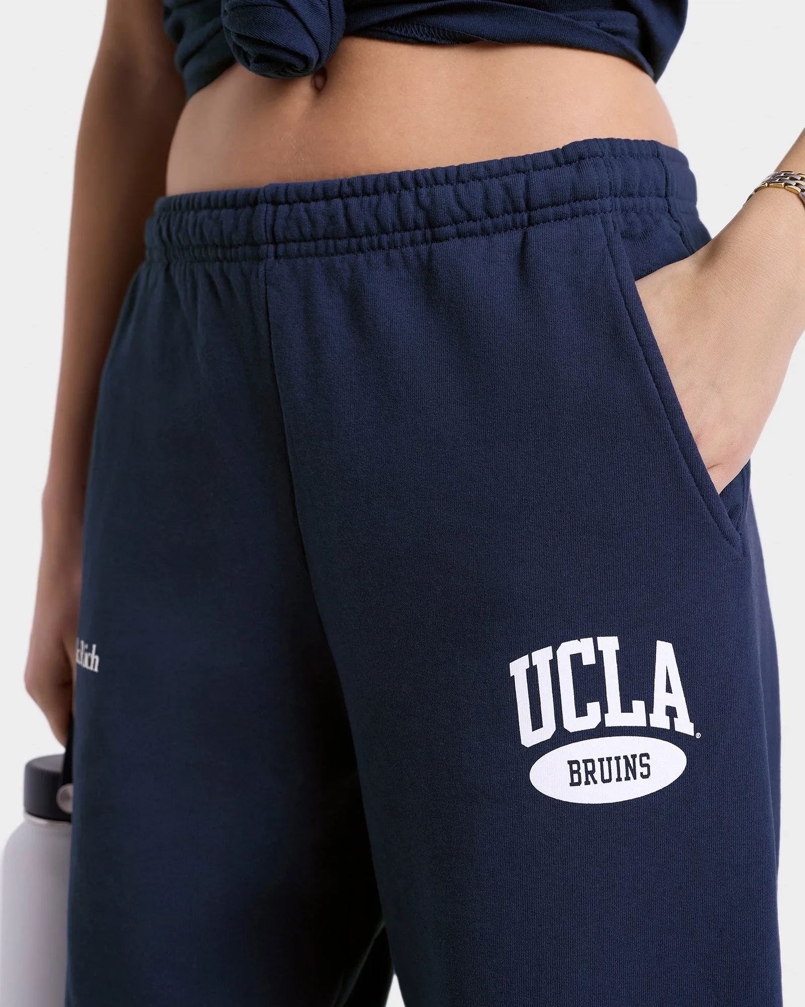 Westwood Sweatpant - Navy/White sold by Sporty and Rich product image thumbnail 4