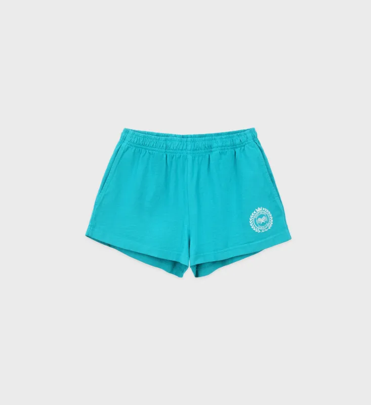 NY Country Club Disco Short - Teal sold by Sporty and Rich