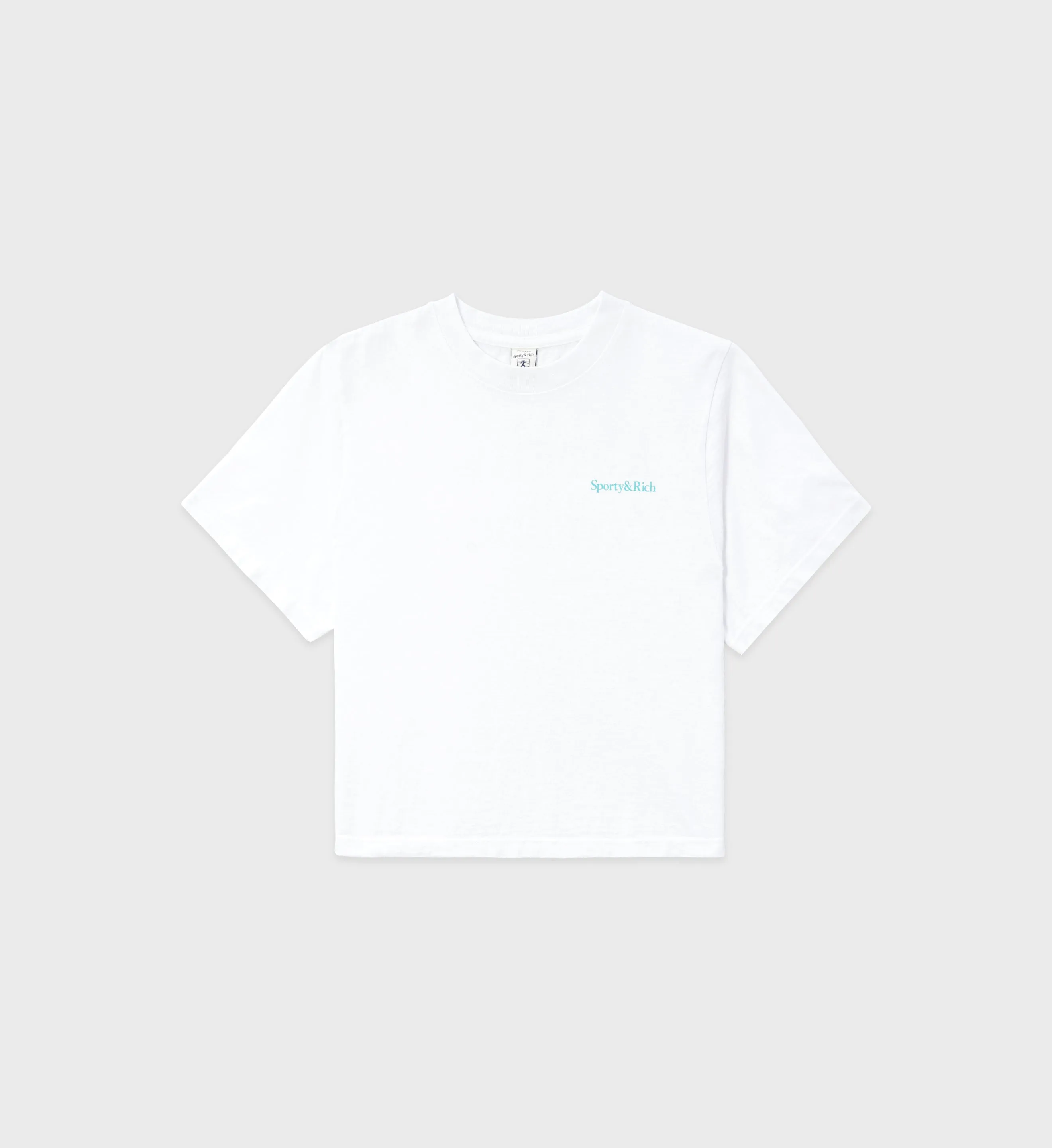 New Health Cropped T Shirt - White sold by Sporty and Rich