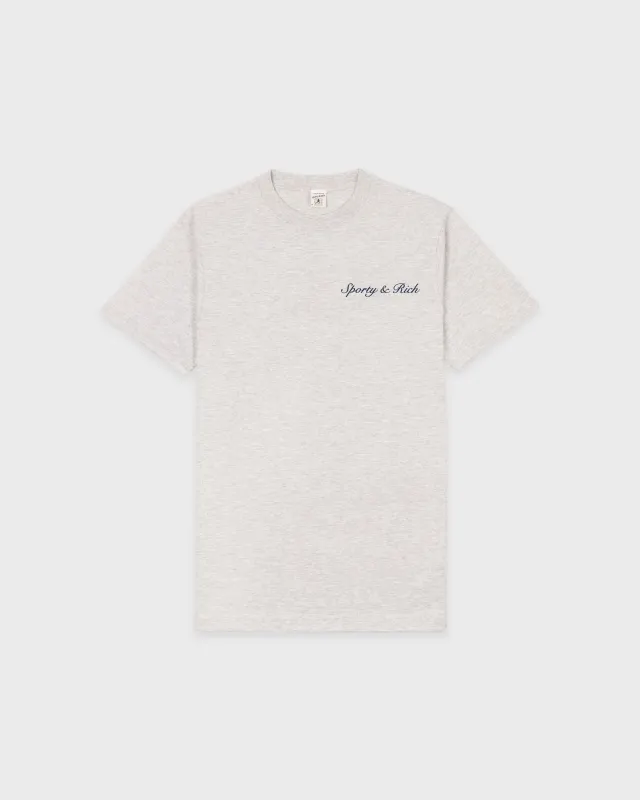 Syracuse T-Shirt - Heather Gray/Navy sold by Sporty and Rich