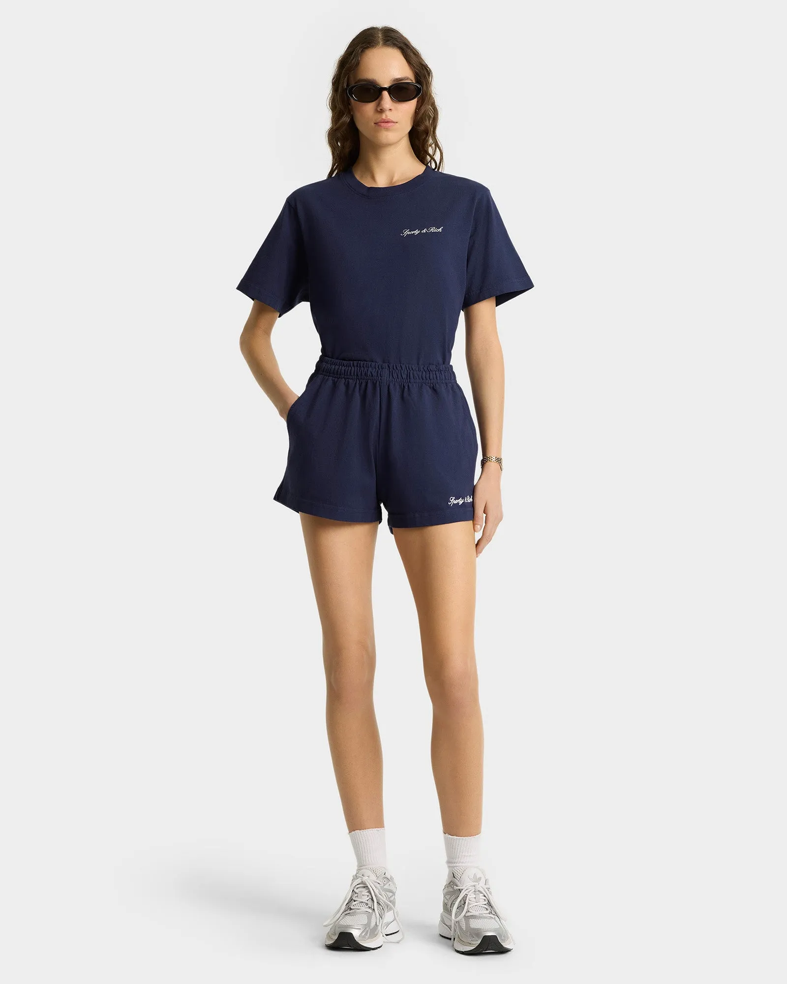 Syracuse T-Shirt - Navy/White sold by Sporty and Rich product image thumbnail 2