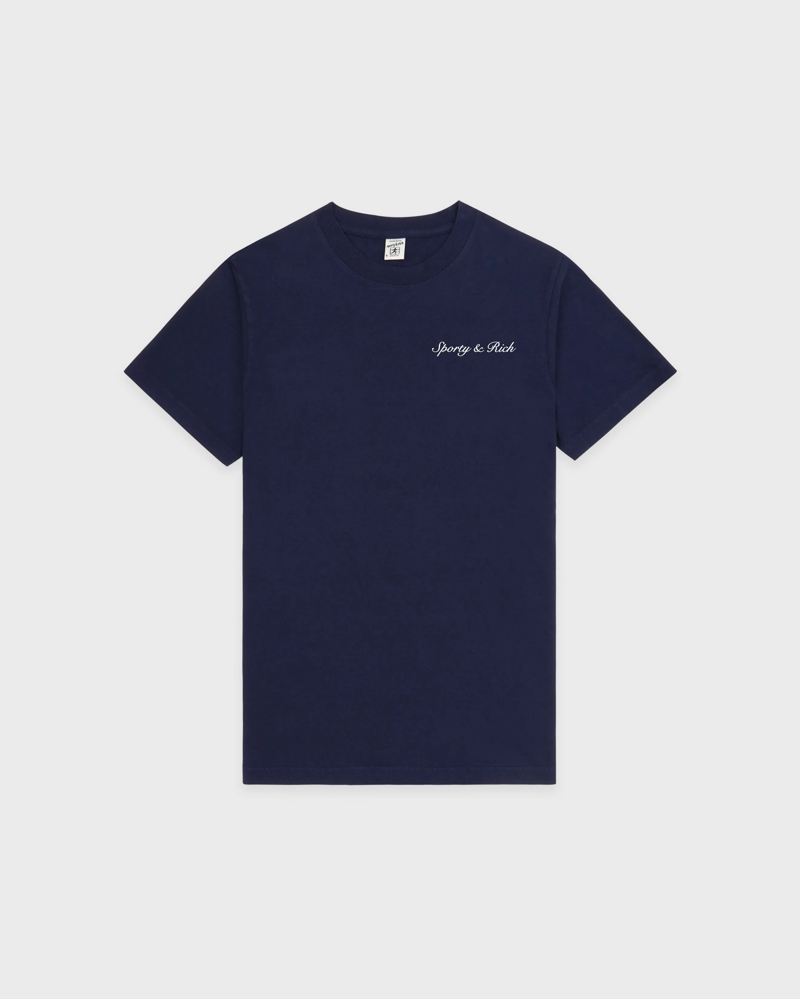 Syracuse T-Shirt - Navy/White sold by Sporty and Rich