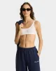 Syracuse Embroidered Wide Sweatpant - Navy/White sold by Sporty and Rich