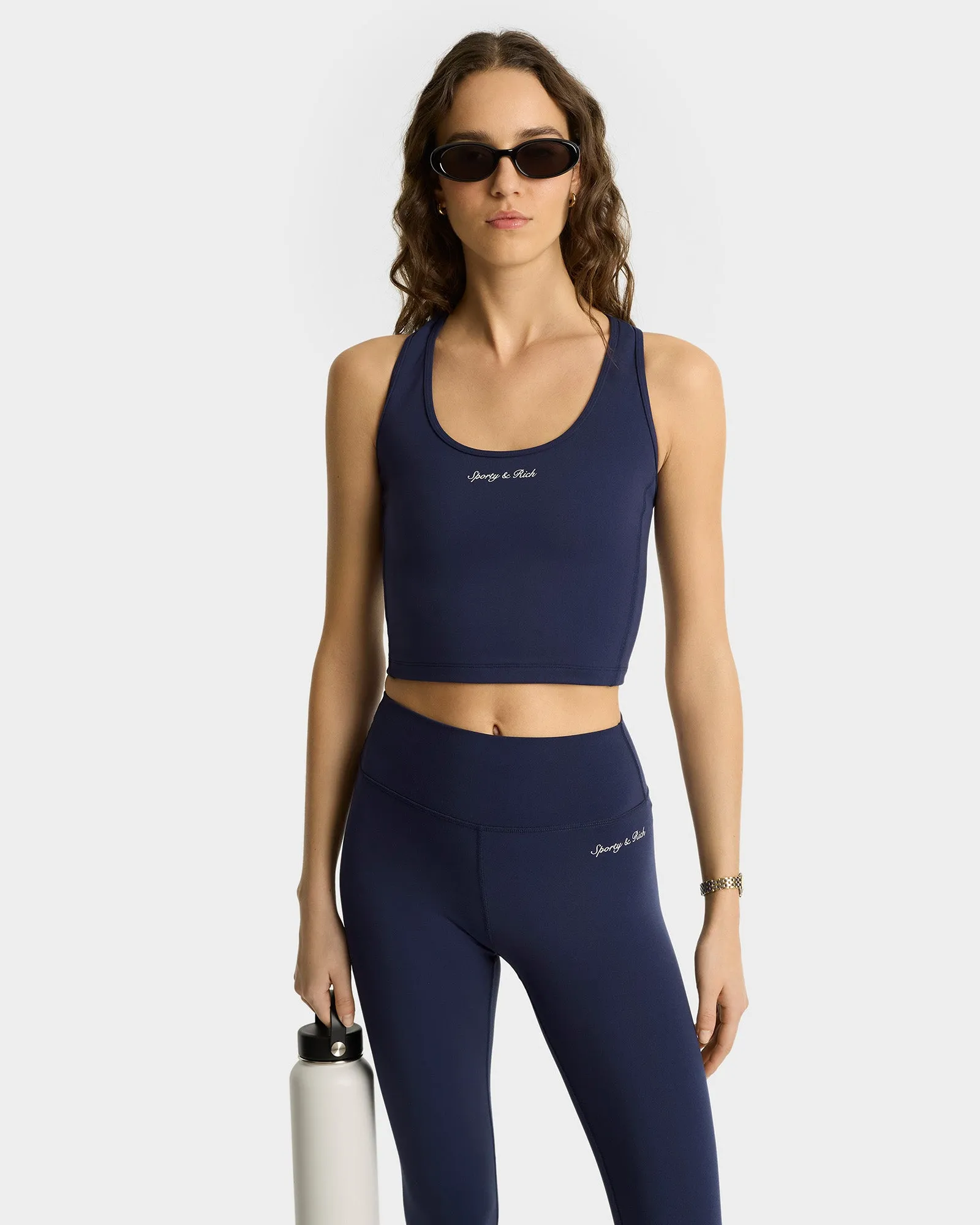 Syracuse Sports Tank - Navy/White sold by Sporty and Rich product image thumbnail 5