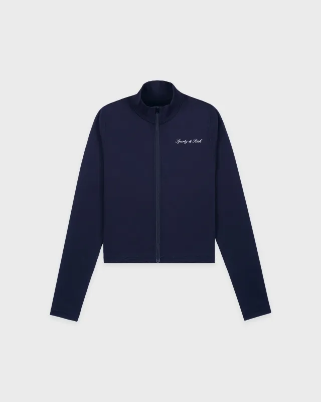 Syracuse Sports Jacket - Navy/White sold by Sporty and Rich