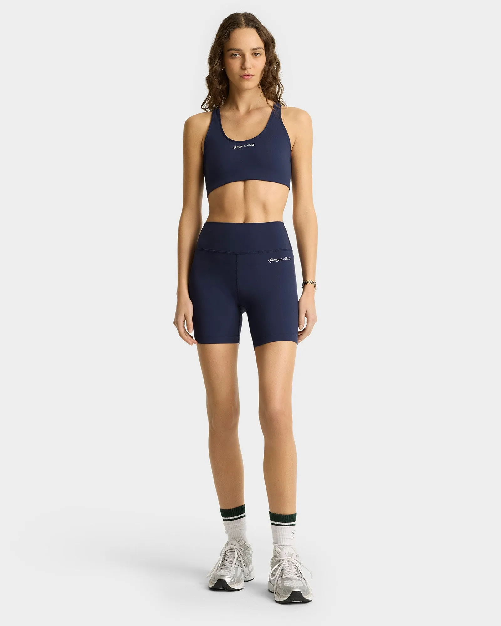 Syracuse Sports Bra - Navy/White sold by Sporty and Rich product image thumbnail 2