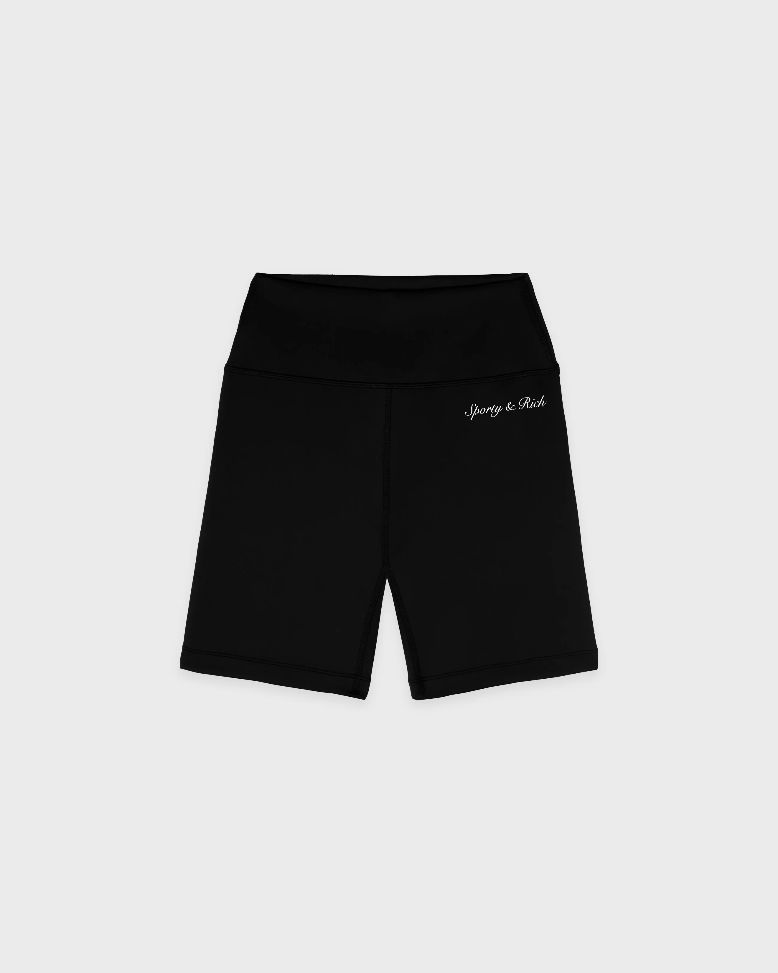 Syracuse Biker Shorts - Black/White sold by Sporty and Rich