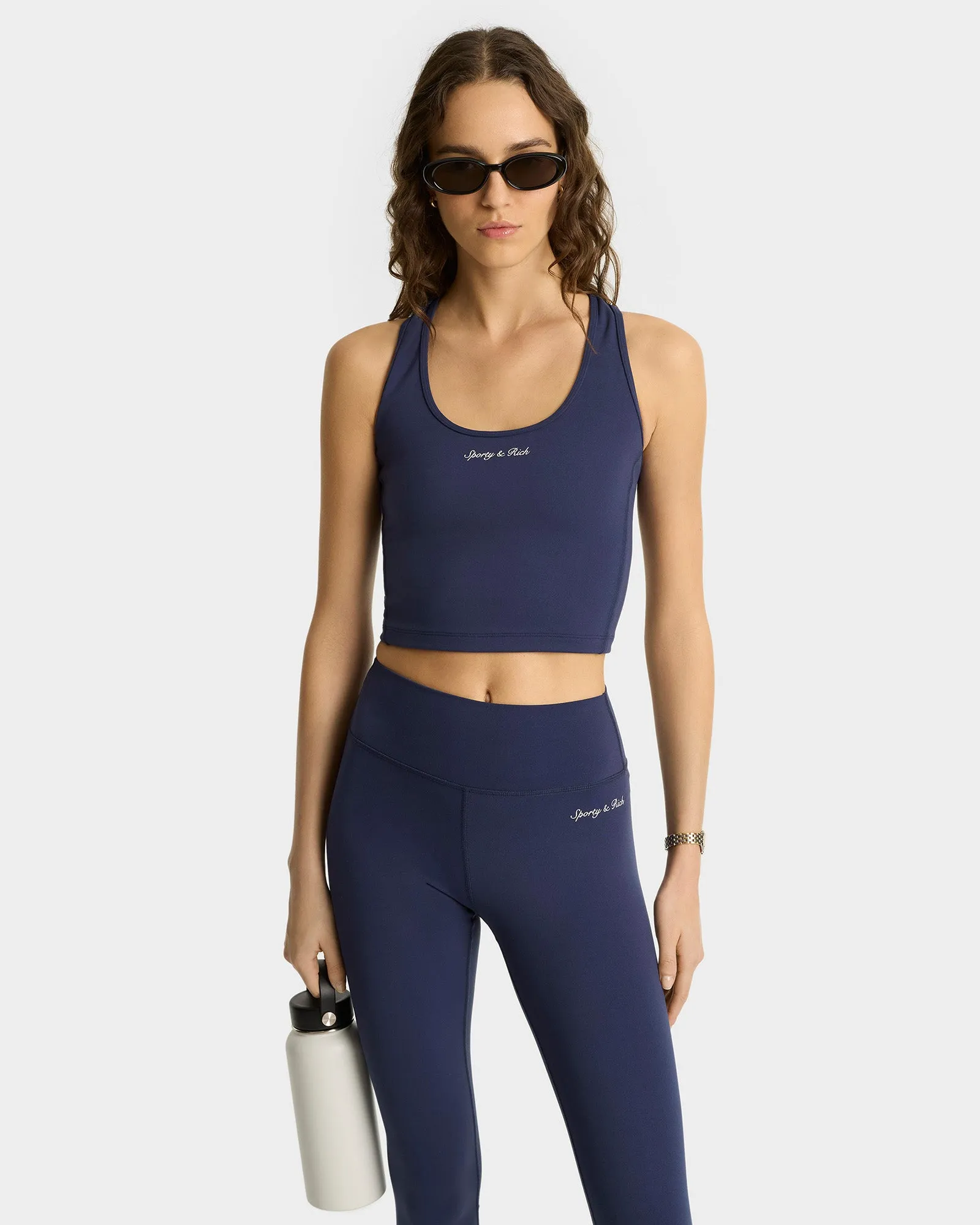 Syracuse Leggings - Navy/White sold by Sporty and Rich product image thumbnail 5