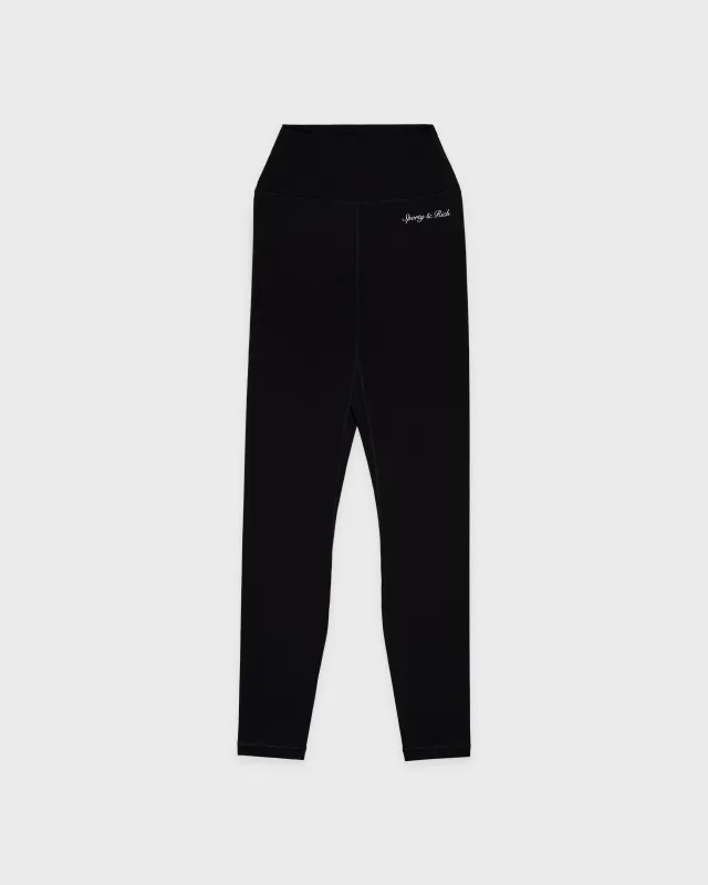 Syracuse Leggings - Black/White sold by Sporty and Rich