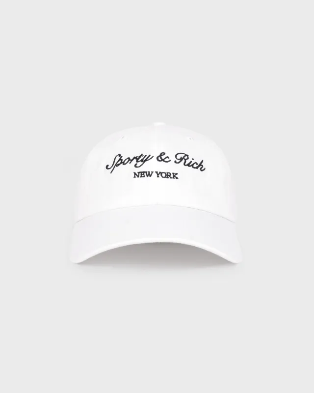 Syracuse Hat - White/Navy sold by Sporty and Rich