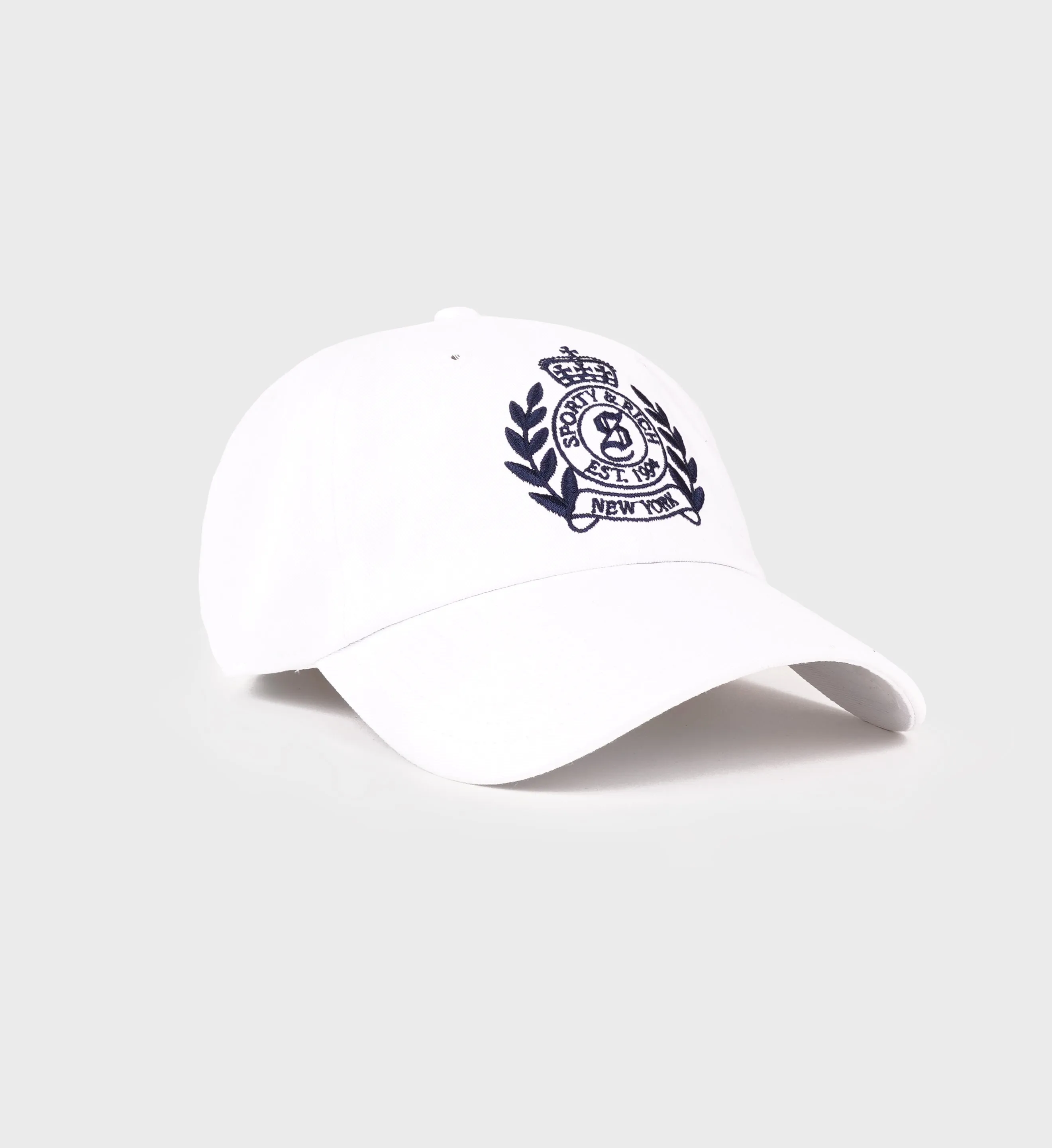 H&W Crest Hat - White/Navy sold by Sporty and Rich product image thumbnail 3