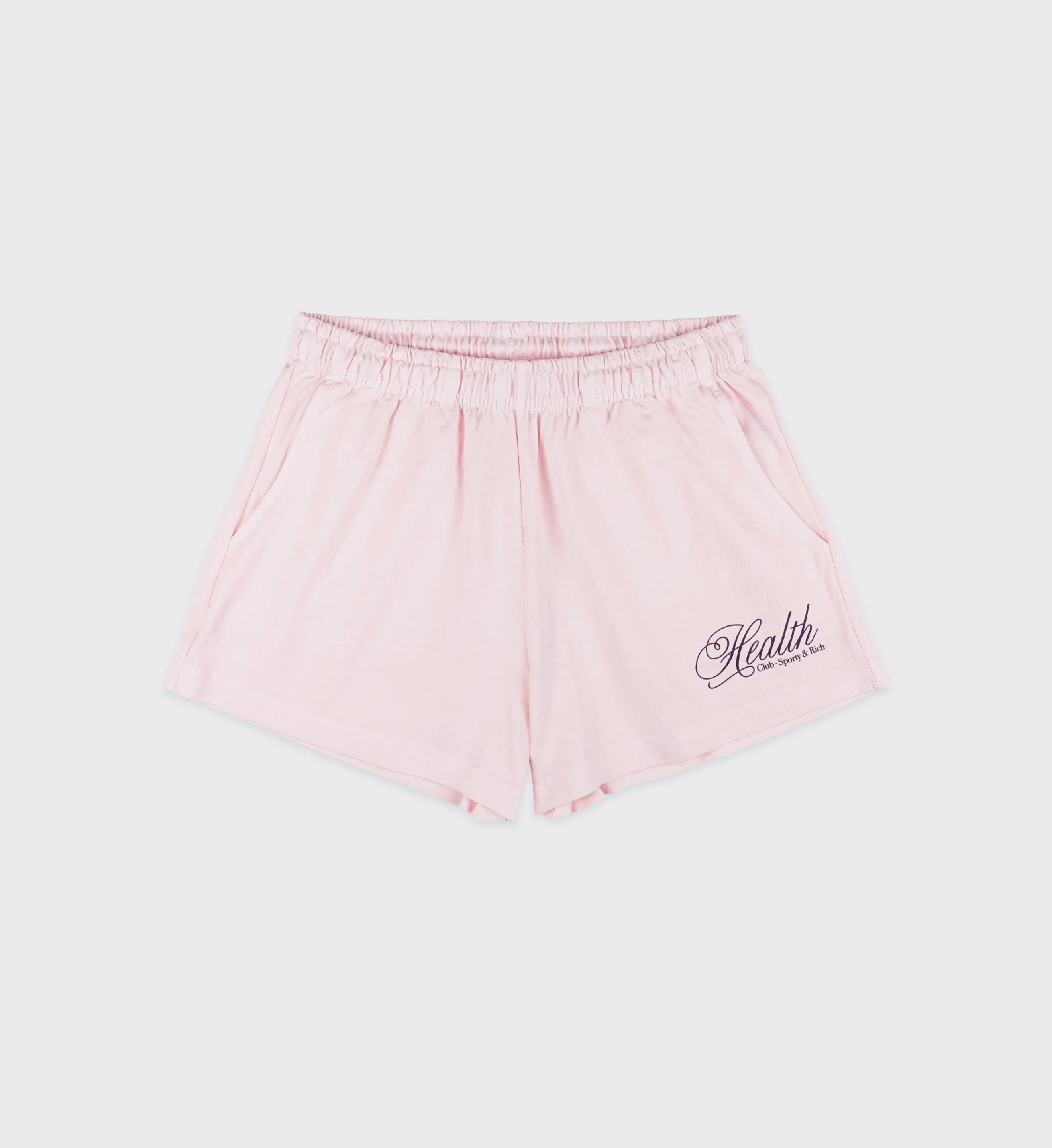 Health Script Disco Short - Pink Dolphin/Navy sold by Sporty and Rich