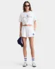 H&W Crest Embroidered Disco Short - White/Navy sold by Sporty and Rich