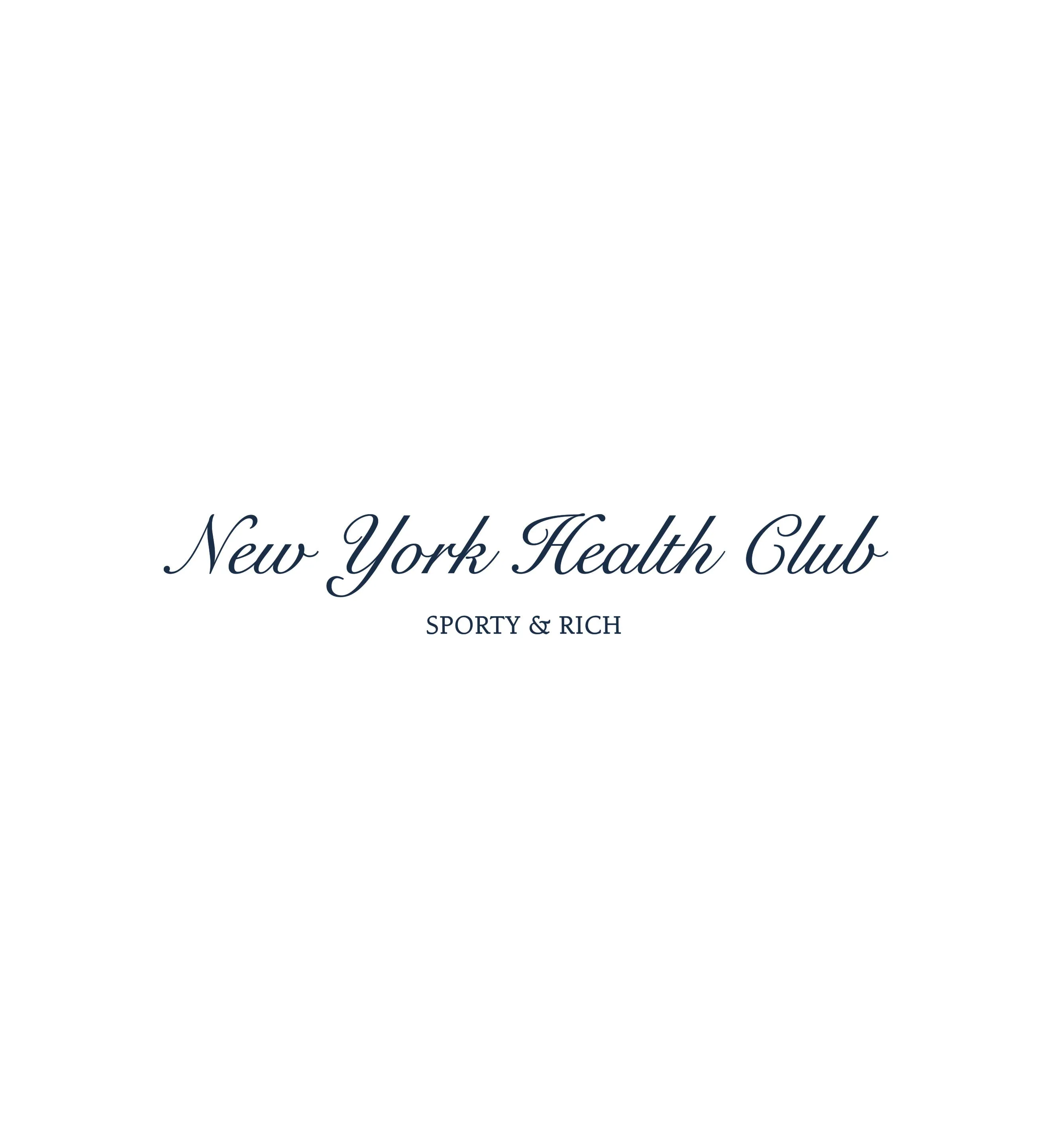 NY Health Club Disco Short - White/Navy sold by Sporty and Rich product image thumbnail 4