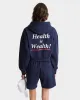 Serif Logo Gym Short - Navy/White sold by Sporty and Rich